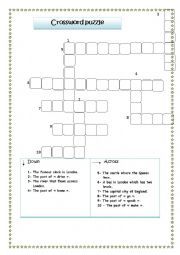 crossword puzzle