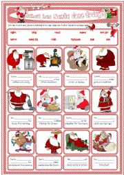 English Worksheet: Santas day (Present Perfect)