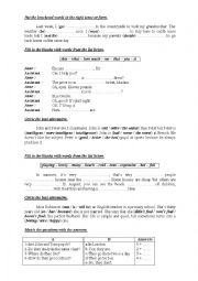 English Worksheet: 9th Form Worksheet 35