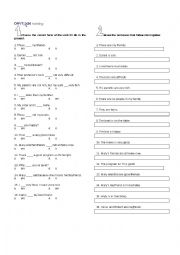 English Worksheet: Grammar Reminder 2