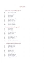 English Worksheet: PASSIVE VOICE 