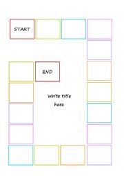 boardgame template