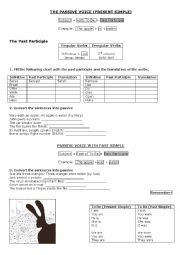 English Worksheet: the passive voice (present and past simple