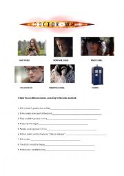 English Worksheet: CONDITIONALS; DOCTOR WHO EPISODE 7X5