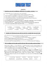 English Worksheet: Gap Year