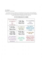 English Worksheet: Funny Holiday Cards