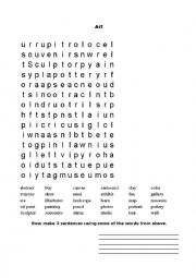 Art word search