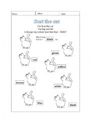 English Worksheet: Scat the cat