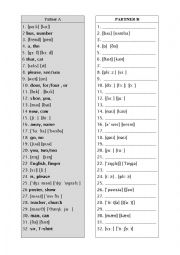 English Worksheet: phonetic spelling translated into English spelling