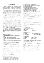 English Worksheet: SUPERSTITION