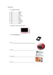 English Worksheet: Indefinite article, numbers and Verb to be