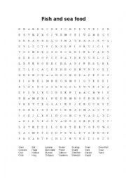 Food wordsearch 1