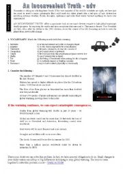 English Worksheet: An inconvenient truth (movie)