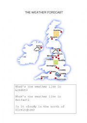 English Worksheet: weather