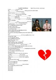 English Worksheet: Carol Brown by Flight of the Conchords