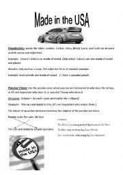 English Worksheet: Passive Sentences