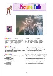 English Worksheet: Writing. Describing a photo to write a story. This worksheet will help your students  speak and write