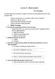 English Worksheet: Lesson 28, 1st form .