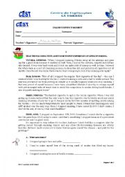 English Worksheet: Quitting a bad habit