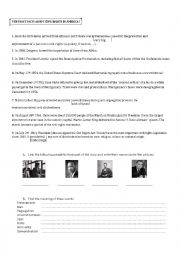 English Worksheet: Civil rights movement