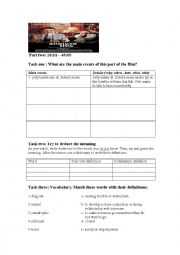 Analyze this a movie worksheet part two