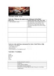 Analyze this a movie worksheet part three