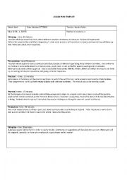 English Worksheet: LESSON PLAN BASICS