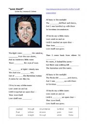 Love Itself - Leonard Cohen - Listening Activity