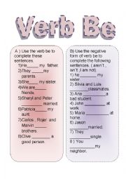 verb be exercise