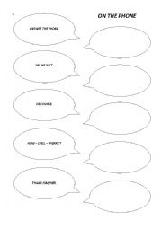 English Worksheet: Guided dialogue SPEAKER A