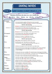 LINKING WORDS (Conjunctions + Adverbs) Page - 02