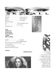 English Worksheet: Skyfall - Adele