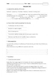 English Worksheet: Homelessness 