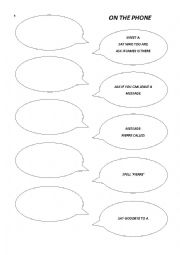 English Worksheet: Guided Dialogue Part B