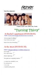 English Worksheet: Friends exercises