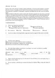 English Worksheet: Adbuster