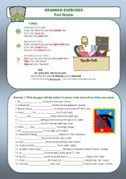 English Worksheet: Past simple exercises