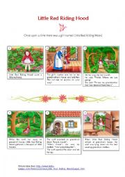 English Worksheet: Little Red Riding Hood