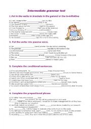 Intermediate grammar test - review