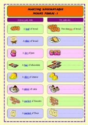 MAKING UNCOUNTABLE NOUNS PLURAL - 1