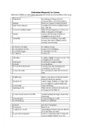 English Worksheet: Song Bohemian Rhapsody by Queen