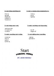 English Worksheet: Phrasal Verbs 