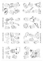 English Worksheet: Alphabet minibook