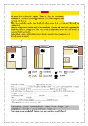 English Worksheet: My room