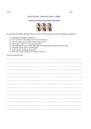 English Worksheet: Dress the soldier