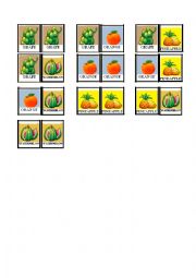 English Worksheet: DOMINO - FRUIT PART 2