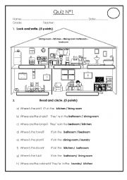 English Worksheet: Quiz 