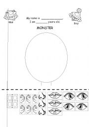 English Worksheet: Face