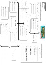 English Worksheet: This is my family tree