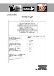 English Worksheet: Blood into Gold Ikon & Peter Buffett  2/4